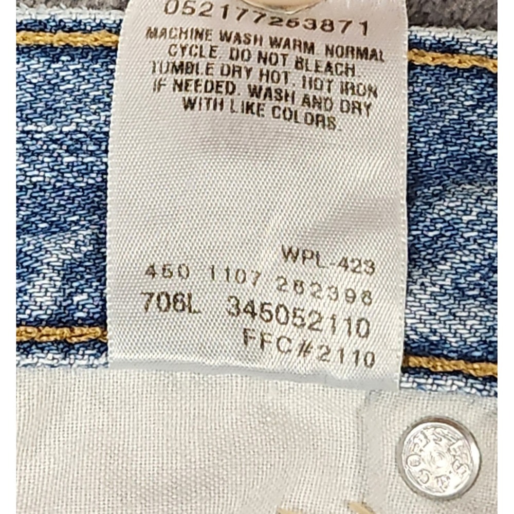 Levis 505 Shorts Mens 36 Blue Jean Denim Light Wash - Picture 5 of 9